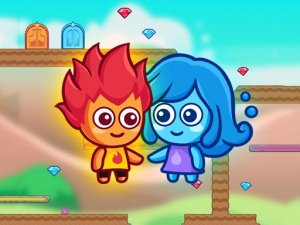Fire & Water Maze Online Puzzle Game