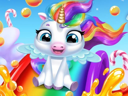 Glitter Unicorn Dress Up Girls Online Dress Up Game