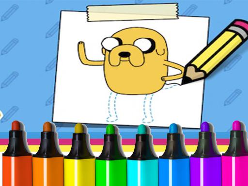 Adventure Time: How to Draw Jake Online Drawing Game - Art Tutorial