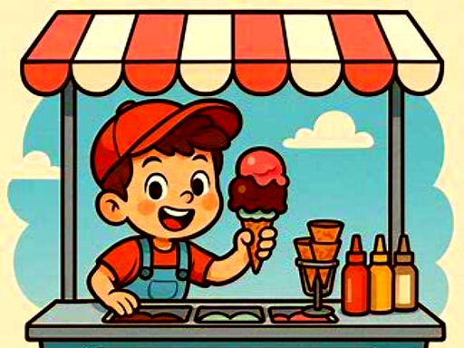 Ice Cream Toppings Online Arcade Game