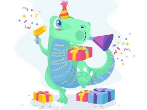 Dino Party Jigsaw Puzzle Game Online - Puzzle Game