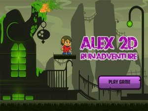 Alex 2D Run Adventure Online Arcade Game