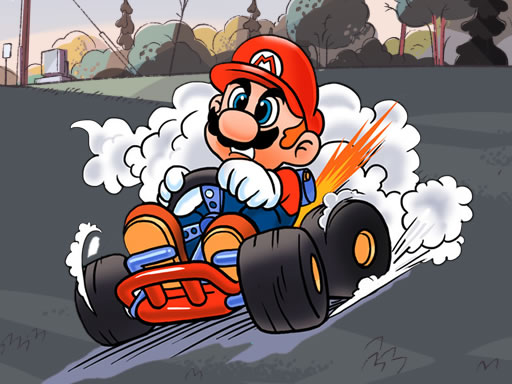 Mario Kart Jigsaw Puzzle Game Online - Puzzle Game