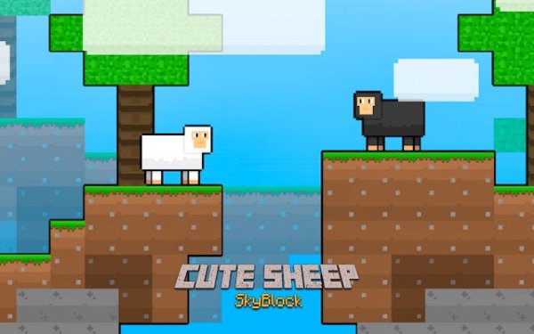 Cute Sheep Skyblock: Island Escape Adventure Online Game