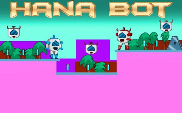 Hana Bot: Sci-Fi Platformer Challenge Online Game