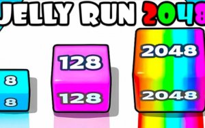 Jelly Run 2048: Fun Endless Number Puzzle Runner Online Game - Arcade Puzzle Game