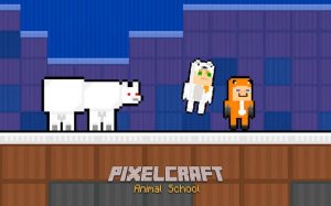 Pixelcraft Animal School - Winter Survival Adventure Online Game