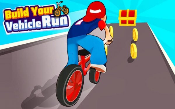 Build Your Vehicle Run - Parkour Car Builder Online Game