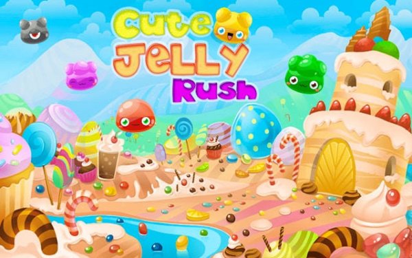 Cute Jelly Rush - Match 3 Puzzle Online Game
