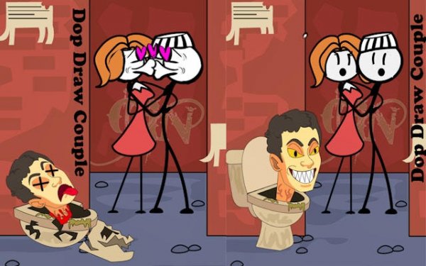 DOP2 Draw Couple: Erase to Escape Puzzle Game Online