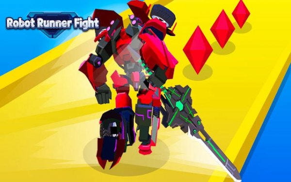 Robot Runner Fight: Parkour Battle Online Game