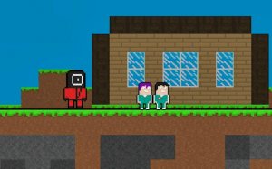 Squid Escape: Blockworld Run Online Game