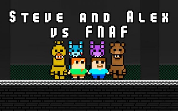 Steve and Alex vs FNAF: Escape Adventure Online Game