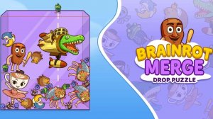 Brainrot Merge: Drop Puzzle Online Game - Merge Puzzle Game